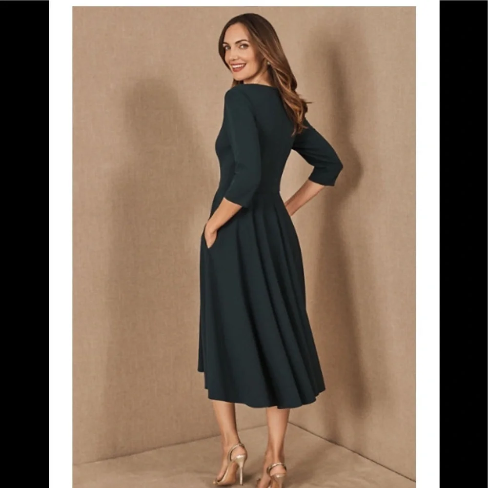 NWT BHLDN Valdis Dress Green size 14